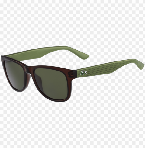 lacoste l734s 210 brown womenmen sunglasses Transparent Background Isolated PNG Icon