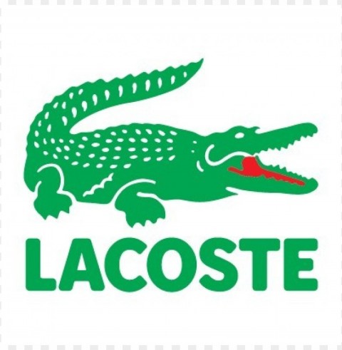 lacoste logo vector free download Isolated Illustration with Clear Background PNG