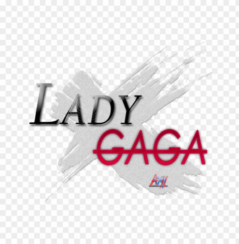 lady gaga letra PNG with Transparency and Isolation