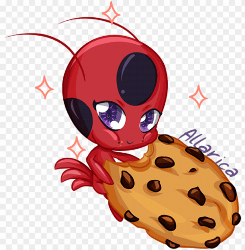 ladybug - miraculous tikki cookie PNG transparent designs for projects PNG transparent with Clear Background ID 959b2b3c