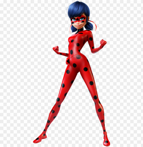 ladybug render - miraculous ladybug full body PNG with clear transparency