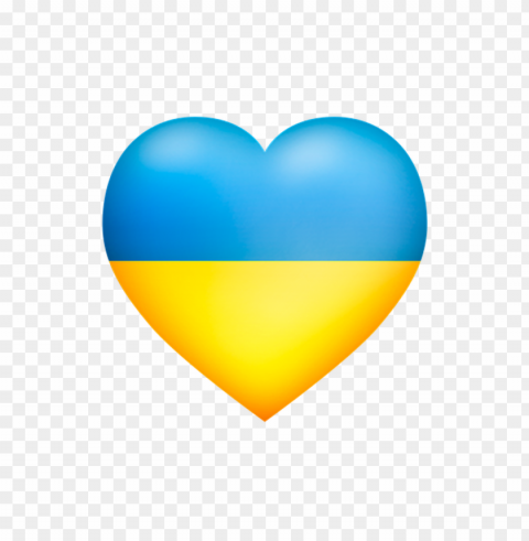 lag of ukraine heart Transparent Background Isolated PNG Character PNG transparent with Clear Background ID 6966ead7