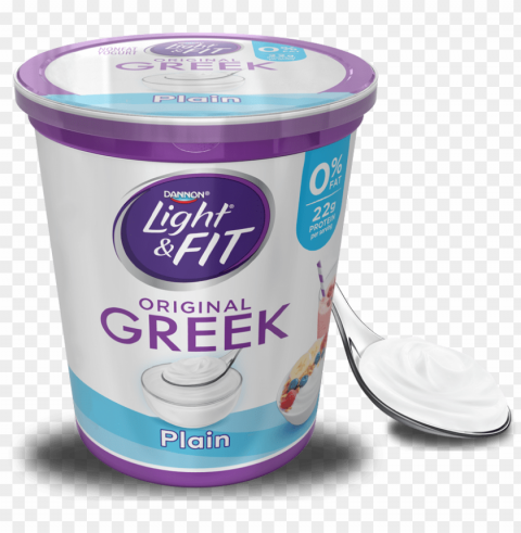 lain greek yogurt - light & fit yogurt greek nonfat vanilla - 53 Transparent PNG Isolated Element