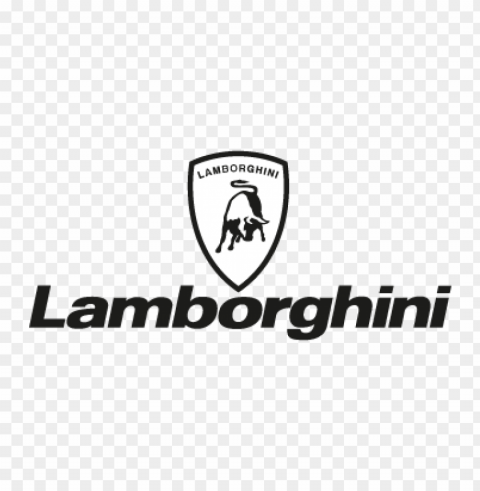 lamborghini black vector logo free download Isolated Item in HighQuality Transparent PNG