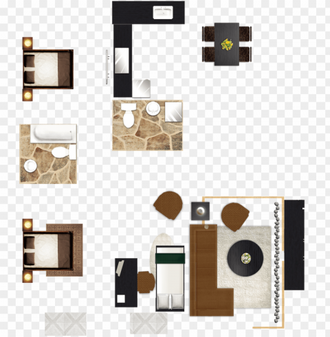 lan house painter and - living area furniture plan PNG with clear overlay