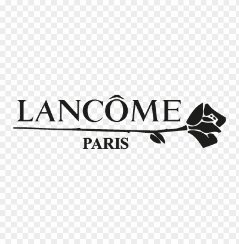 lancome paris vector logo download free HighResolution PNG Isolated Artwork