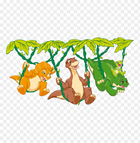land before time logo Clean Background Isolated PNG Illustration