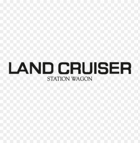 land cruiser vector logo free download Isolated Artwork on Clear Background PNG