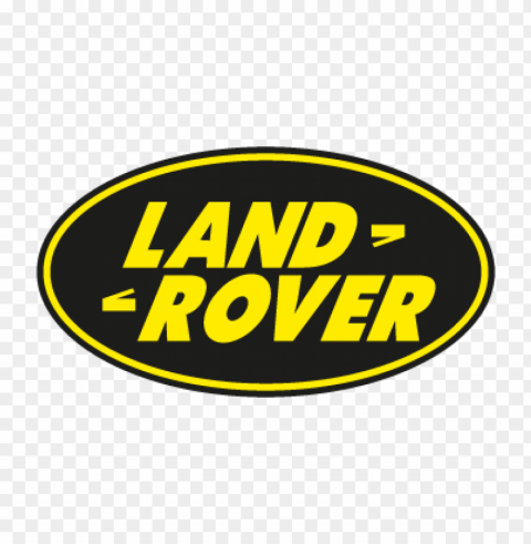 land rover automotive vector logo Isolated Character in Transparent PNG Format
