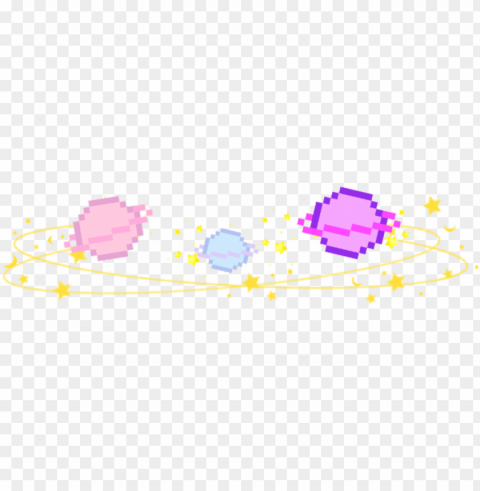 lanets glitter star aesthetic headband cute sparkle - aesthetic planets PNG with transparent background for free