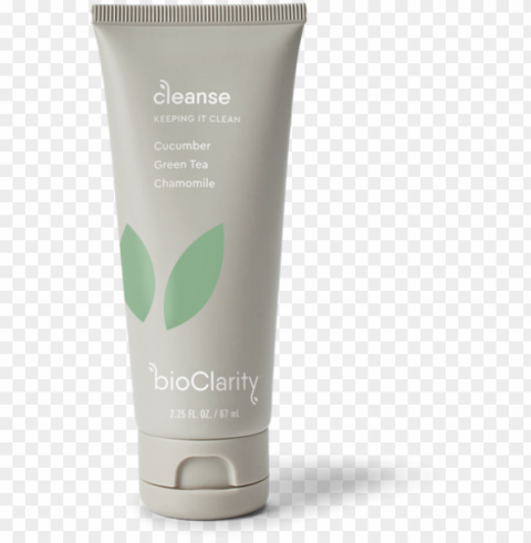 Lant-based Vegan Face Wash With Botanical Extracts - Bioclarity Cleanser Isolated Graphic On Clear Background PNG