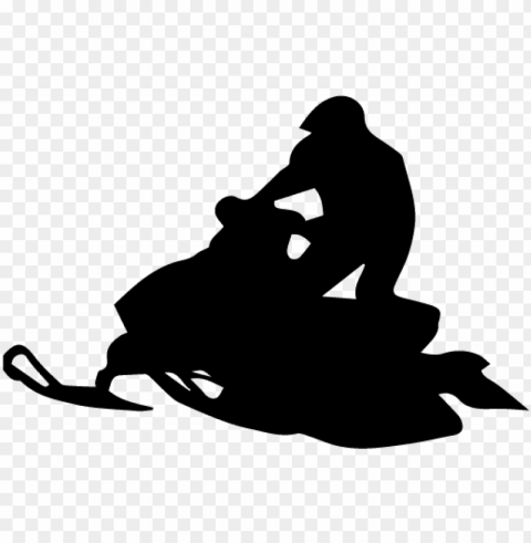 lapland activities snowmobiles - silhouette infant no background HighResolution Isolated PNG with Transparency