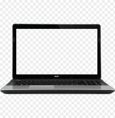 laptop Clear Background Isolation in PNG Format