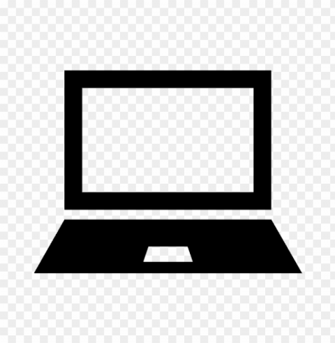 laptop silhouette Transparent PNG picture