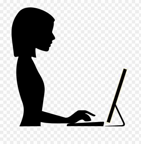 laptop silhouette Transparent PNG stock photos PNG transparent with Clear Background ID 24ac46cd
