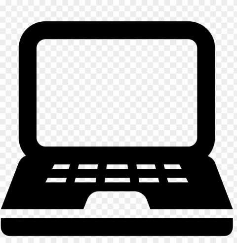 laptop silhouette PNG high resolution free