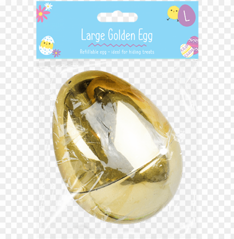 large golden refillable easter egg - easter PNG Isolated Illustration with Clear Background