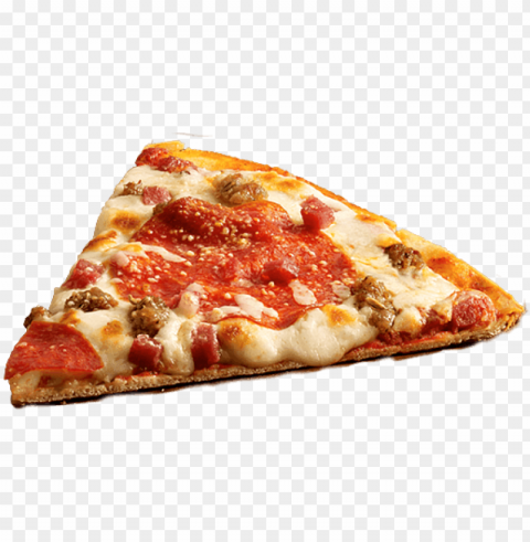 large pizza slice - transparent background pizza slice PNG for social media
