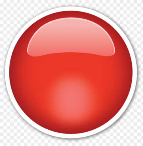 large red circle emoji stickers smiley red smileys - red circle emoji Clean Background Isolated PNG Object