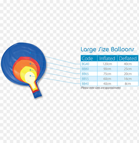 Large Size Balloons PNG Transparent Design Bundle