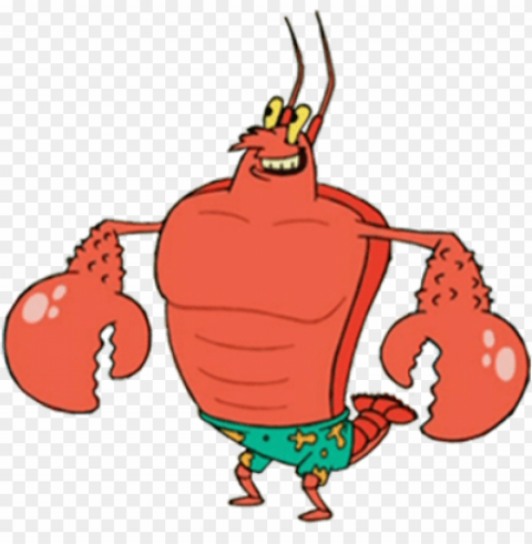 larry the lobster PNG Image with Transparent Isolation