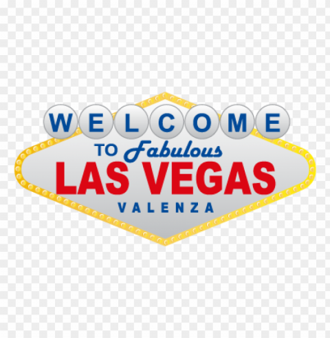 las vegas valenza vector logo free download Isolated Element with Clear PNG Background