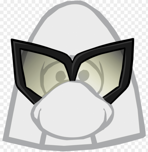 Lashful Eyes Club Penguin PNG Object Isolated With Transparency