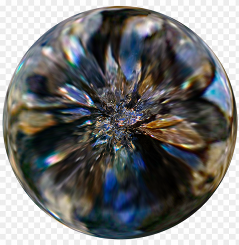 lass ball ball the crystal ball round glass - glass ball Transparent PNG Image Isolation