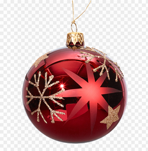 lass bauble red with golden stars and flakes 8cm - rothenburg ob der tauber PNG transparent images bulk