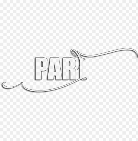 lass name - pari name logo ClearCut Background PNG Isolation