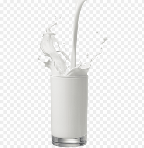lass of milk transparent - milk in glass Isolated Artwork with Clear Background in PNG