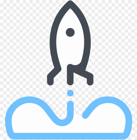 launch rocket icon - icon PNG Graphic Isolated with Clear Background