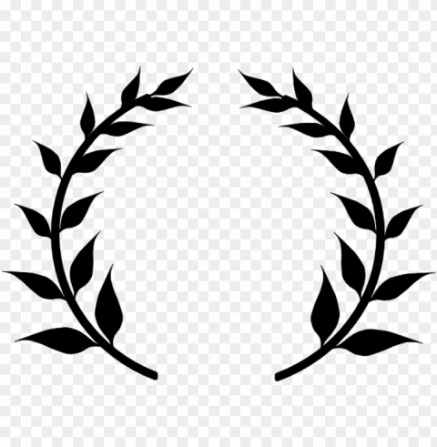 laurel wreath drawing at getdrawings - san josef national high school Transparent PNG Isolated Graphic Detail