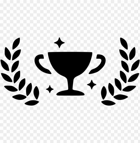 laurel wreath medal cup prize trophy reward comments - huawei solution partner logo PNG with no registration needed