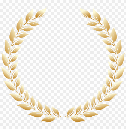 laurel wreath clip art image Transparent PNG Isolated Item with Detail