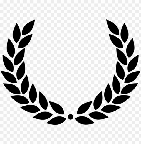 laurel wreath vector PNG for business use