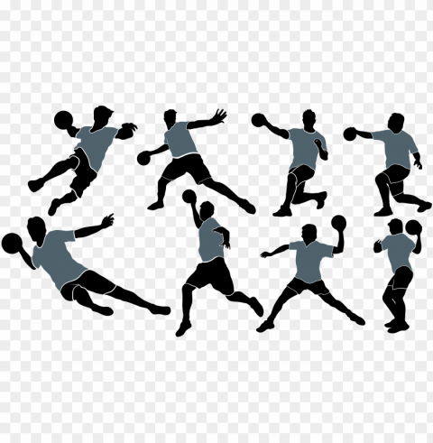 lay basketball dodgeball clip art - dodgeball silhouette Transparent Background Isolated PNG Item