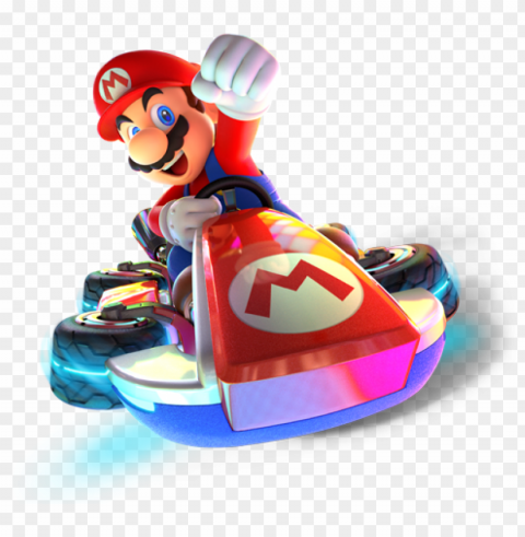 layers of all ages can take to the track and race - mario kart 8 deluxe for nintendo switch Transparent background PNG images complete pack