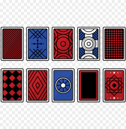 laying card back vectors - backside of playing cards PNG files with transparent elements wide collection