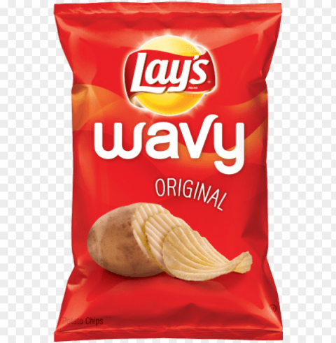 lays wavy original - lay's wavy original potato chips - 105 oz ba PNG for web design