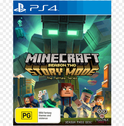 laystation 2 minecraft - minecraft story mode season 2 ps4 Transparent Background PNG Isolated Design