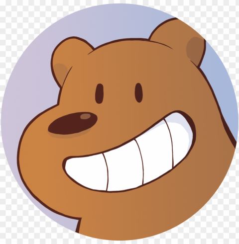 lazy on twitter - we bare bears icon Isolated Character on HighResolution PNG