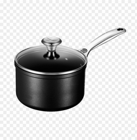 le creuset nonstick saucepan Isolated Element on HighQuality Transparent PNG