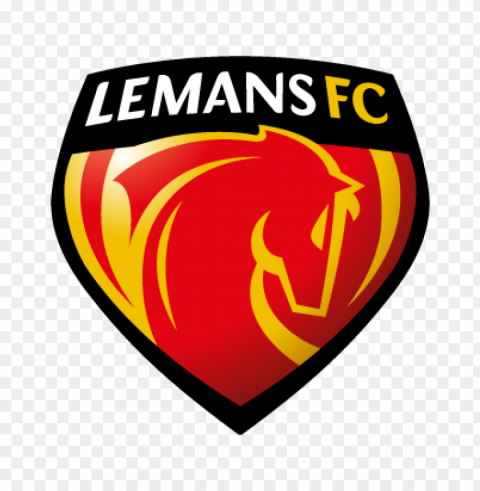 le mans fc vector logo Isolated Design on Clear Transparent PNG