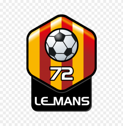 le mans uc 72 vector logo Isolated Element in Clear Transparent PNG