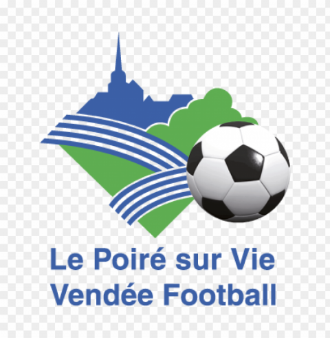 le poire-sur-vie vendee football vector logo Isolated PNG on Transparent Background