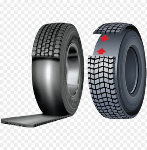 leader tread - tyre retreading Transparent PNG images bulk package