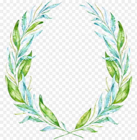 leaf watercolor painting wreath drawing - matthew 11 28 30 Images in PNG format with transparency