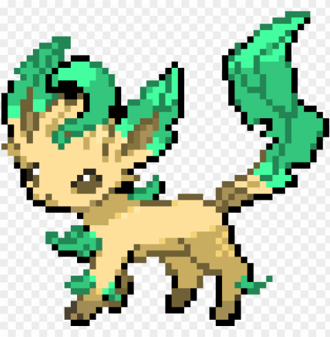 leafeon - leafeon gen 5 sprite Isolated Character with Clear Background PNG