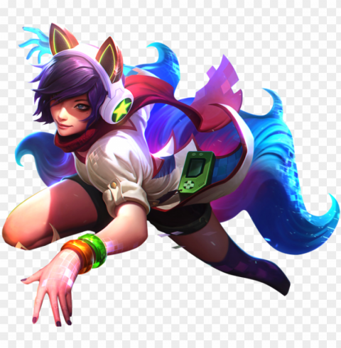league of legend ahri arcade PNG images for editing